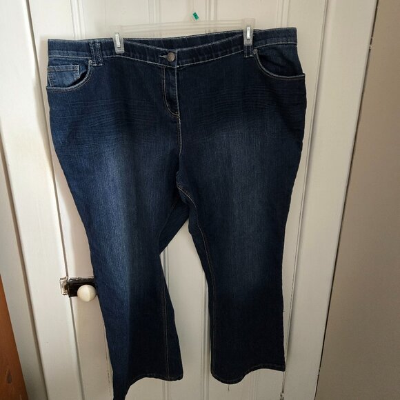 Penningtons 28W Straight Leg 5-Pocket Jeans - Picture 2 of 7